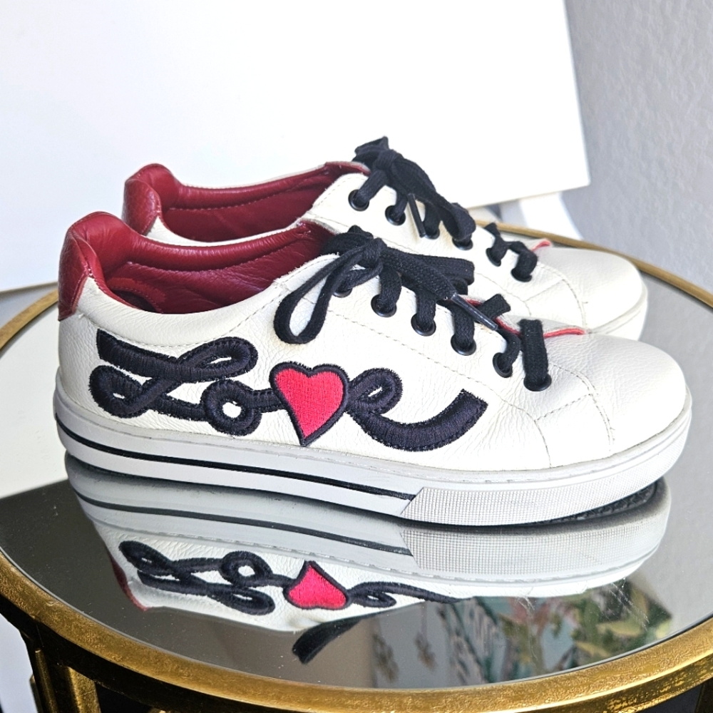 Brighton Leather Love Sneakers